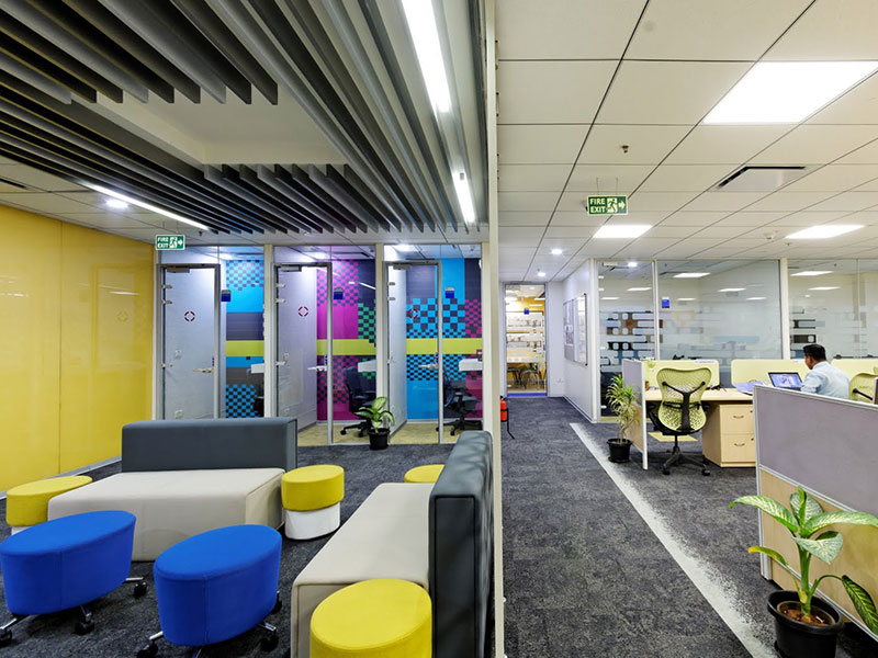 湖州智精靈科技公司辦公室裝修設(shè)計(jì)案例