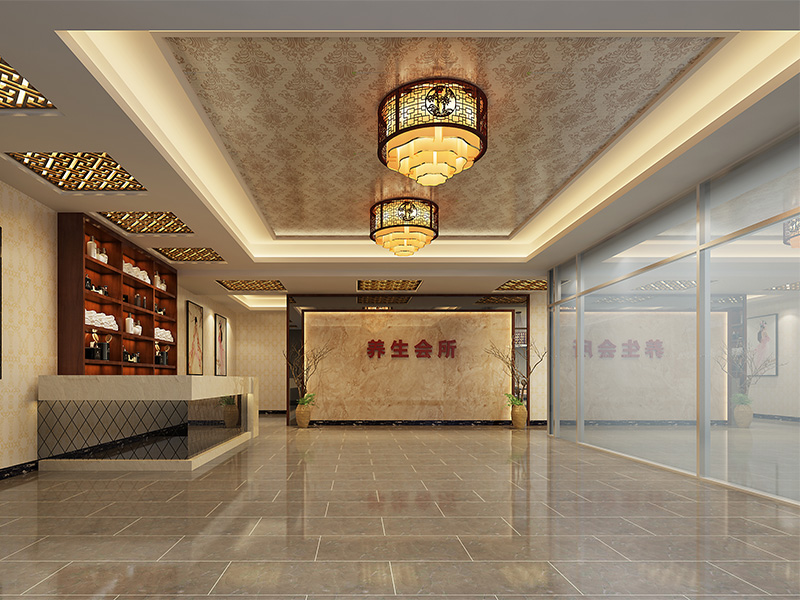 怡心居養(yǎng)生會所新中式裝修設(shè)計風(fēng)格