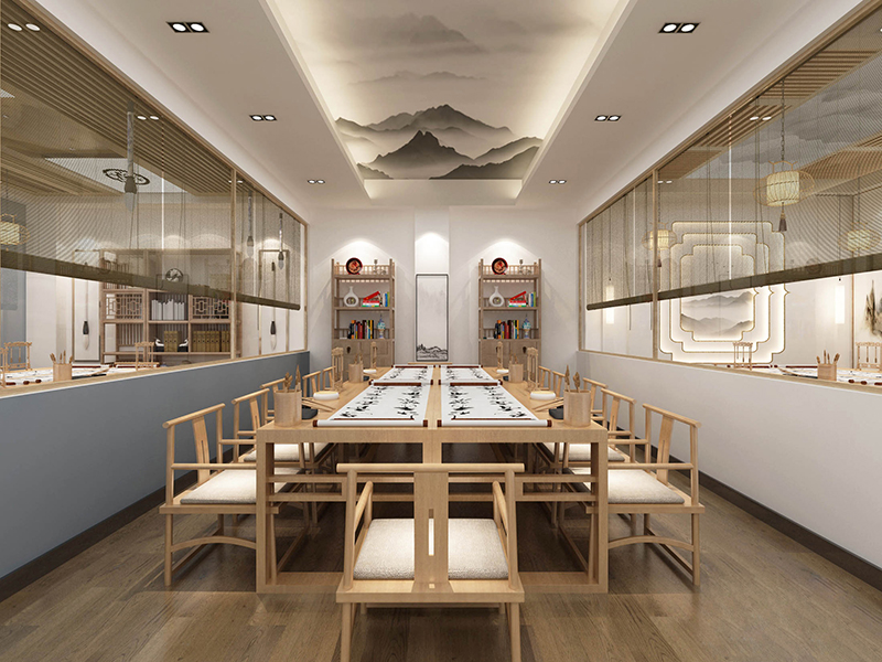 杭州明德學(xué)堂國學(xué)館裝修設(shè)計(jì)案例