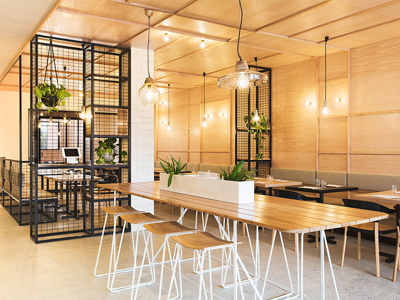 現代簡約風格餐飲店裝修設計風格