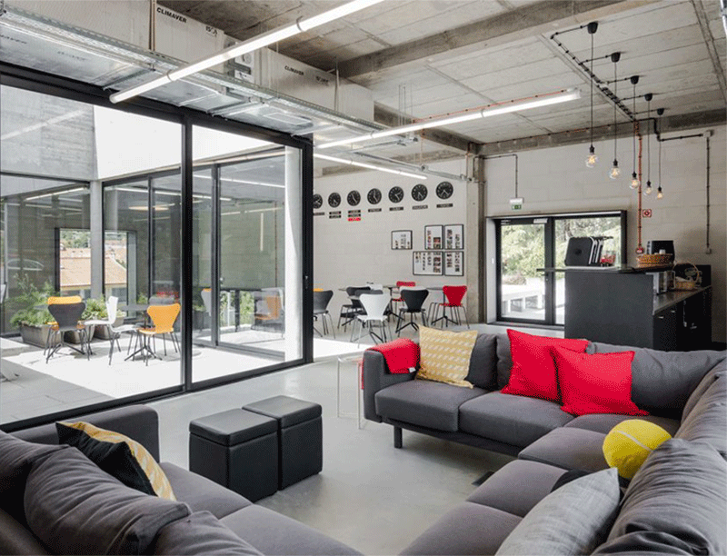 杭州675方工業(yè)風(fēng)辦公室裝修設(shè)計實景圖