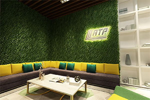 科技公司辦公室裝修設(shè)計(jì)全景圖