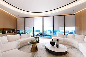 高端辦公室裝修設(shè)計(jì)全景效果圖