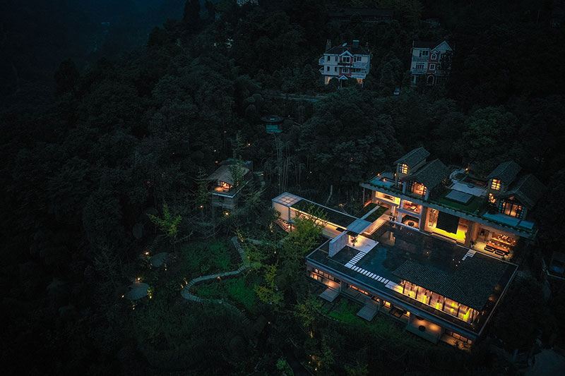 青城山青暇山居民宿裝修設計圖片